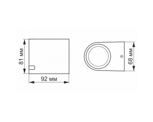Світильник Videx LED AR021В IP54 (VL-AR021B)
