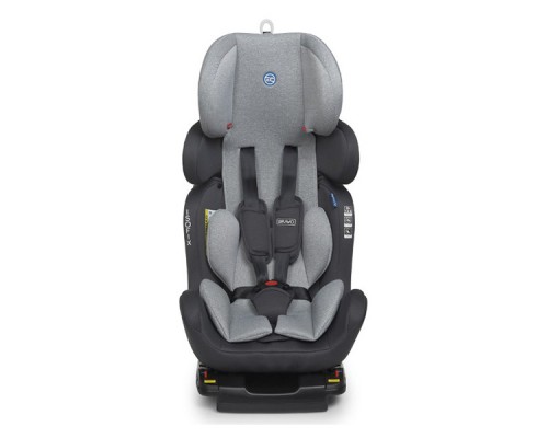 Автокрісло El Camino BRAVO ISOFIX 0-36кг (ME 1041 BRAVO ISO r.grey)