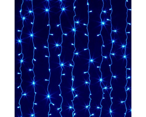 Гірлянда ColorWay штора водоспад 3x3м 300LED 220V синя (CW-GW-300L33VWFBL)