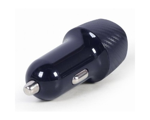 Зарядний пристрій Gembird 2 port 4.8A (TA-U2C48A-CAR-01)