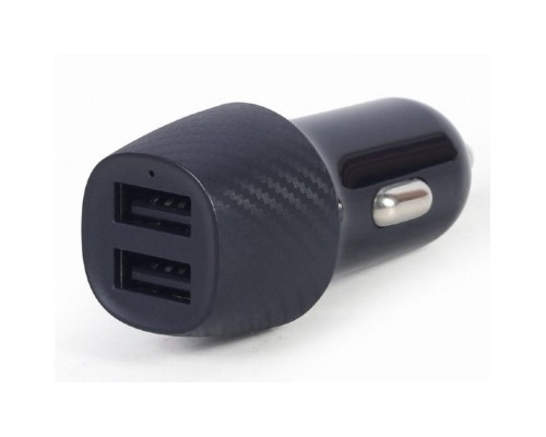 Зарядний пристрій Gembird 2 port 4.8A (TA-U2C48A-CAR-01)