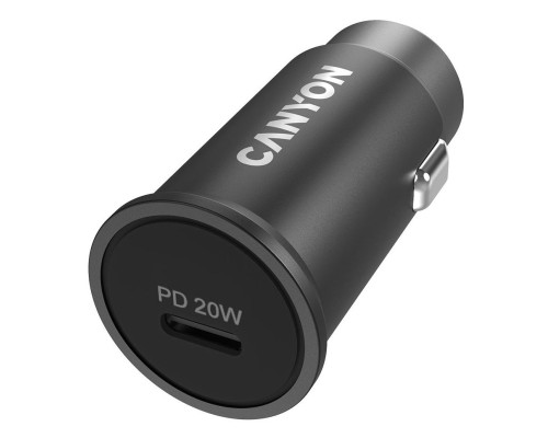 Зарядний пристрій Canyon PD 20W Pocket size car charger (CNS-CCA20B)