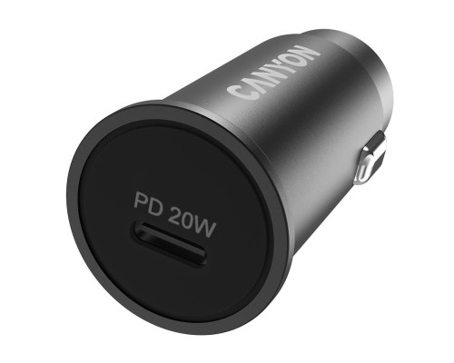 Зарядний пристрій Canyon PD 20W Pocket size car charger (CNS-CCA20B)