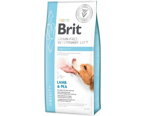 Сухий корм для собак Brit GF VetDiets Dog Obesity 12 кг (8595602528066) Сухий корм для собак Brit GF VetDiets Dog Obesity 12 кг (8595602528066)