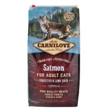 Сухий корм для кішок Carnilove Cat Sensitive and Long Hair 6 кг (8595602512270)