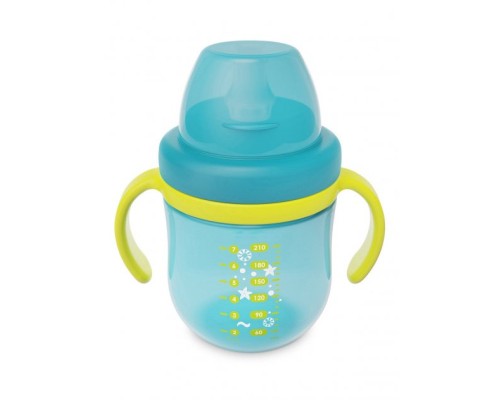 Поїльник-непроливайка Baboo із силіконовим носиком Marine 200 мл Бірюзова (90600)