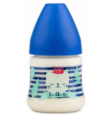 Пляшечка для годування Suavinex Морські історії 150 мл синя (303954)