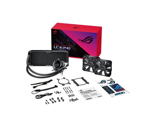 Система рідинного охолодження ASUS ROG STRIX LC II 240 Intel LGA 1700, 1200, 115x, 2011, 2011-3, 2066 AMD AM4, TR4 (90RC00E0-M0UAY0)