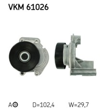 Натягувач ременя з роликом SKF VKM 61026