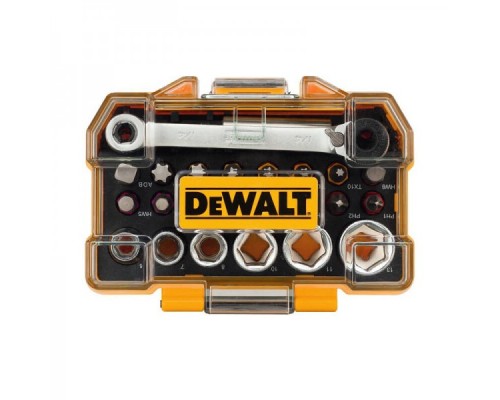 Набір біт DeWALT Hex,Torx, Philips, Pozidriv, L25 мм, 24 шт (DT71516)