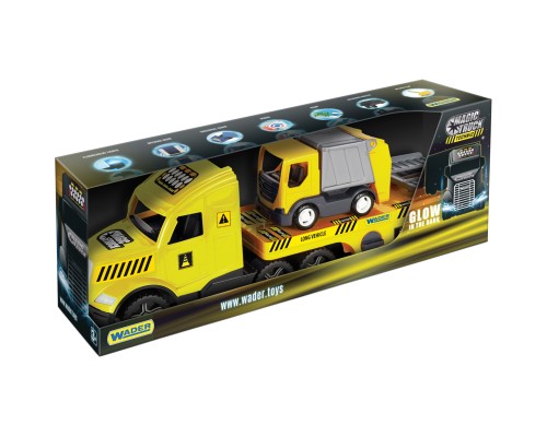 Спецтехніка Wader Magic Truck Technic з сміттєвозом (36440)