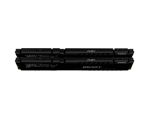 Модуль пам'яті для комп'ютера DDR5 64GB (2x32GB) 6000 MHz Beast Black EXPO Kingston Fury (ex.HyperX) (KF560C36BBEK2-64) Модуль пам'яті для комп'ютера DDR5 64GB (2x32GB) 6000 MHz Beast Black EXPO Kingston Fury (ex.HyperX) (KF560C36BBEK2-64)