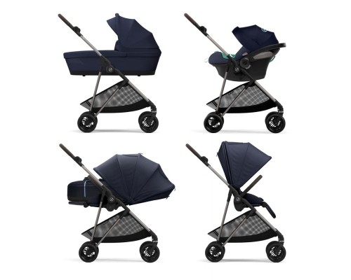 Коляска Cybex Melio Ocean Blue (з бампером) (522002651)