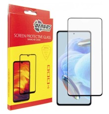 Скло захисне Dengos Full Glue Xiaomi Redmi Note 12 Pro 5G/12 Pro+ 5G (black) (TGFG-294)