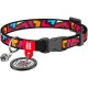 Нашийник для тварин WAUDOG Графіті з QR паспортом XS 20-30 см (5277)