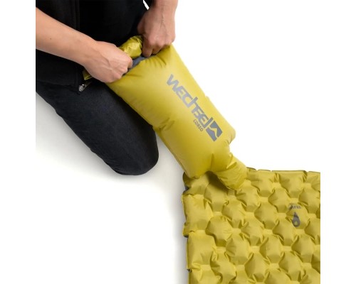 Туристичний килимок Wechsel Coreo Double-Tube TL Lemon/Grey (233122)