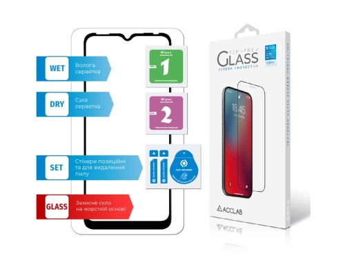 Скло захисне ACCLAB Full Glue Infinix Smart 6 (1283126529559)