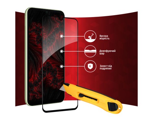 Скло захисне Intaleo Full Glue Samsung A14 (1283126559778)