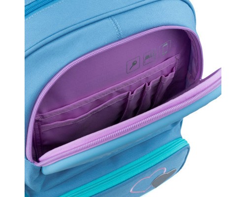 Рюкзак шкільний Kite Wonder Блакитний 38x28x15 см 13.25 л (WK22-728M-1)