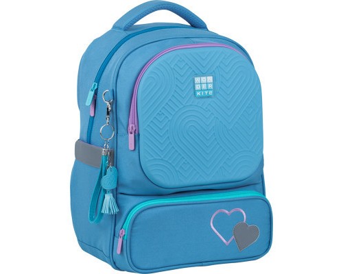 Рюкзак шкільний Kite Wonder Блакитний 38x28x15 см 13.25 л (WK22-728M-1)