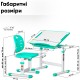 Парта зі стільцем Evo-kids Green (Evo-06 Ergo Z)