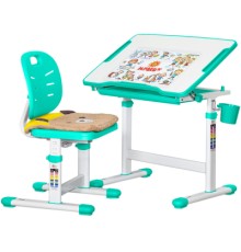 Парта зі стільцем Evo-kids Green (Evo-06 Ergo Z)