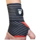 Бинт для спорту Power System PS-6000 Elastic Wrist Support Black/Red (PS-6000_Black)