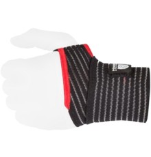 Бинт для спорту Power System PS-6000 Elastic Wrist Support Black/Red (PS-6000_Black)