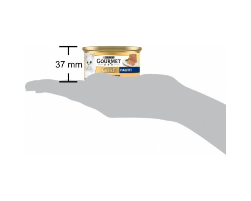 Паштет для котів Purina Gourmet Gold. З індичкою 85 г (7613031380992)