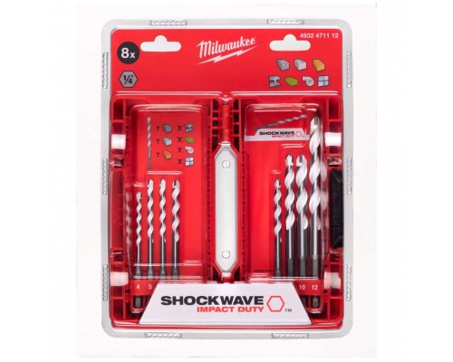 Набір свердл Milwaukee універсальних ShW HEX 8шт (4932471112)