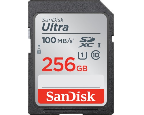 Карта пам'яті SanDisk 256GB SD class 10 UHS-I Ultra (SDSDUNR-256G-GN3IN) Карта пам'яті SanDisk 256GB SD class 10 UHS-I Ultra (SDSDUNR-256G-GN3IN)