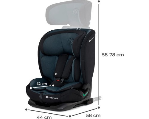Автокрісло Kinderkraft Oneto3 i-Size Graphite Black (KCONE300BLK0000) (5902533922161)