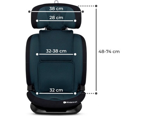 Автокрісло Kinderkraft Oneto3 i-Size Graphite Black (KCONE300BLK0000) (5902533922161)