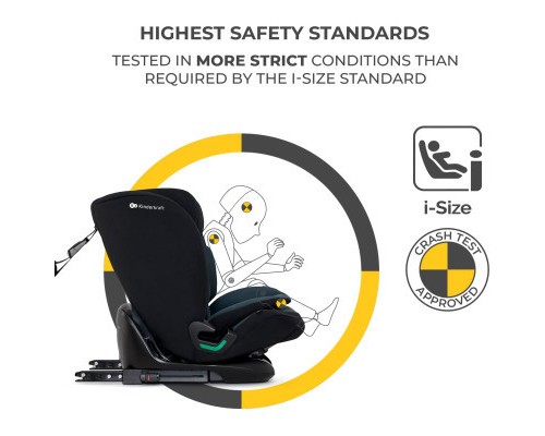 Автокрісло Kinderkraft Oneto3 i-Size Graphite Black (KCONE300BLK0000) (5902533922161)