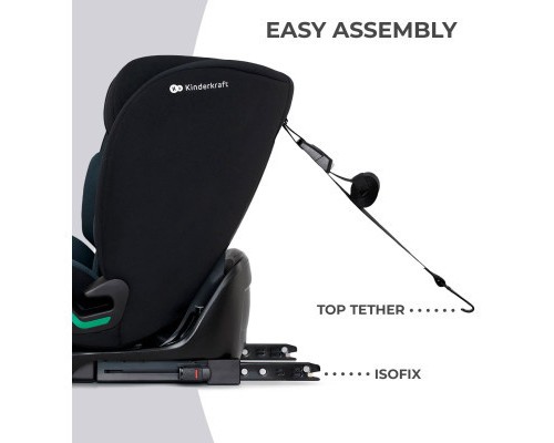 Автокрісло Kinderkraft Oneto3 i-Size Graphite Black (KCONE300BLK0000) (5902533922161)
