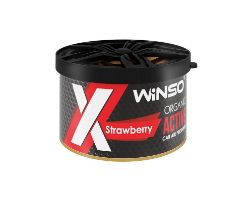 Ароматизатор для автомобіля WINSO Organic X Active Strawberry (533720) 