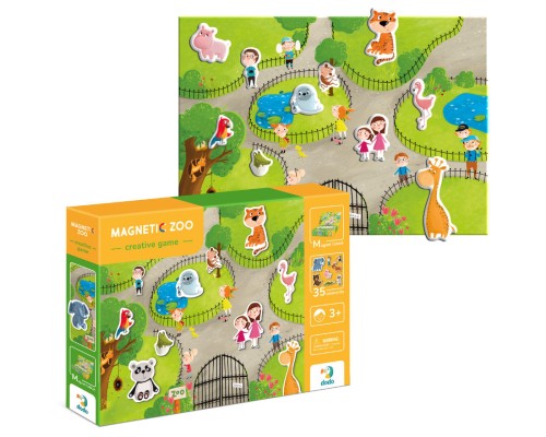 Навчальний набір DoDo Магнітна гра Зоопарк (200207)
