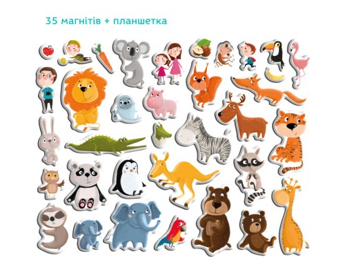Навчальний набір DoDo Магнітна гра Зоопарк (200207)