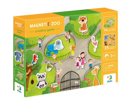 Навчальний набір DoDo Магнітна гра Зоопарк (200207)