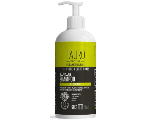 Шампунь для тварин Tauro Pro Line Ultra Natural Care для білого, світлого забарвлення 1000 мл (TPL63616) Шампунь для тварин Tauro Pro Line Ultra Natural Care для білого, світлого забарвлення 1000 мл (TPL63616)