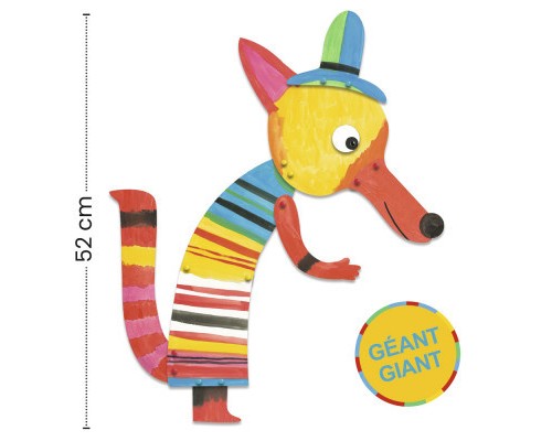 Набір для творчості Djeco Сімейка лисиць розфарбовування (DJ09897)