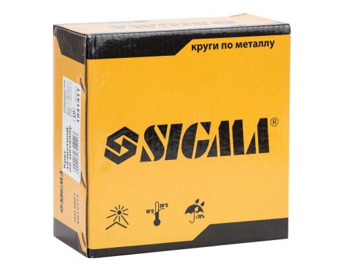 Круг зачистний Sigma по металу 150×6.0×22.2мм, 10200об/хв (1931411)