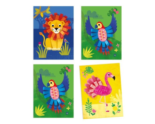 Набір для творчості Djeco Кучеряві тварини (DJ09868)