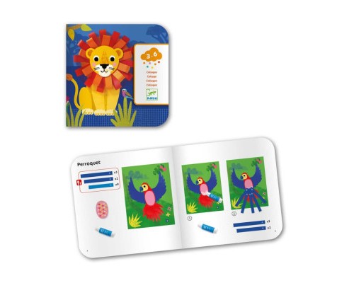 Набір для творчості Djeco Кучеряві тварини (DJ09868)