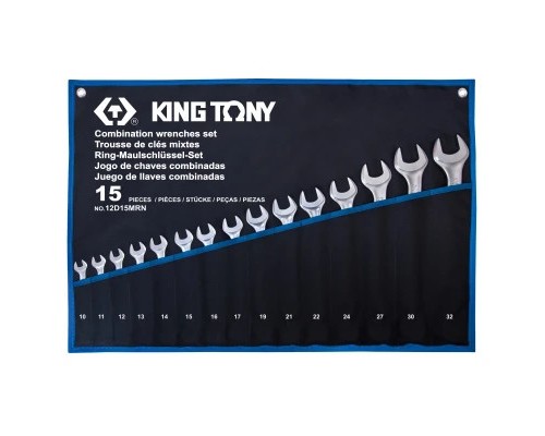 Ключ KING TONY комбінований 10-32 мм 15 шт. (12D15MRN)