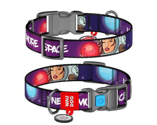 Нашийник для тварин WAUDOG Nylon з QR-паспортом 