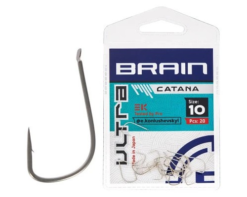 Гачок Brain Ultra Catana 10 (20шт/уп) (1858.52.38)