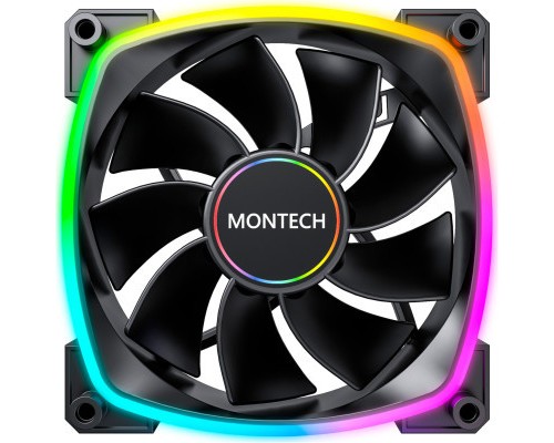 Кулер до корпусу MONTECH RX120 PWM BLACK