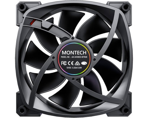 Кулер до корпусу MONTECH RX120 PWM BLACK