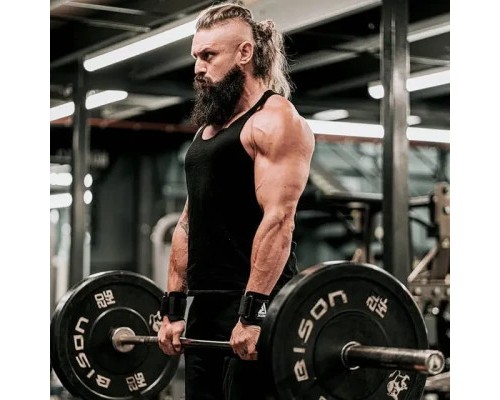 Гаки для тяги на зап'ястя RDX W5 Gym Hook Strap Black Plus (WAN-W5B+)